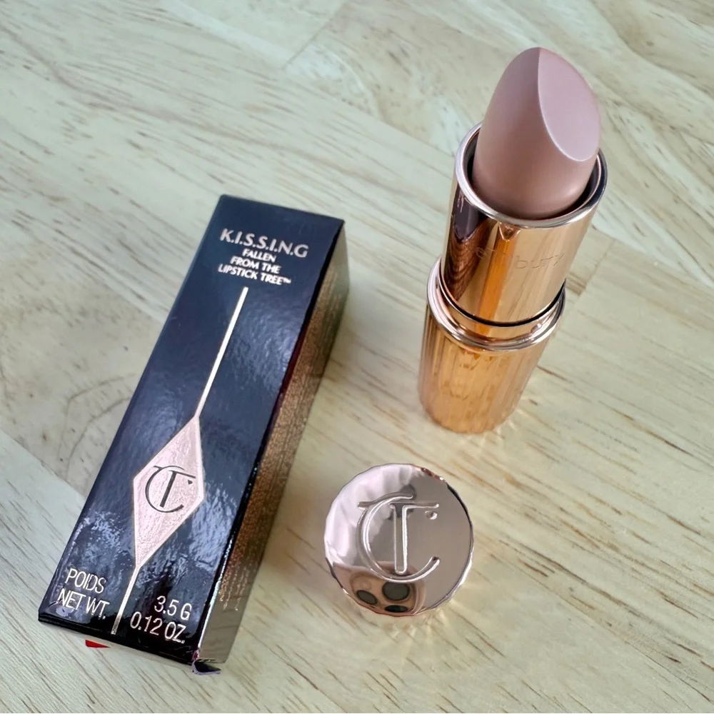 NWT NIB Charlotte Tilbury K.I.S.S.I.N.G Lipstick (Nude Kate) - Picture 4 of 14